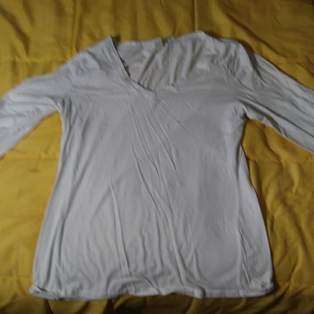 A white long sleeve